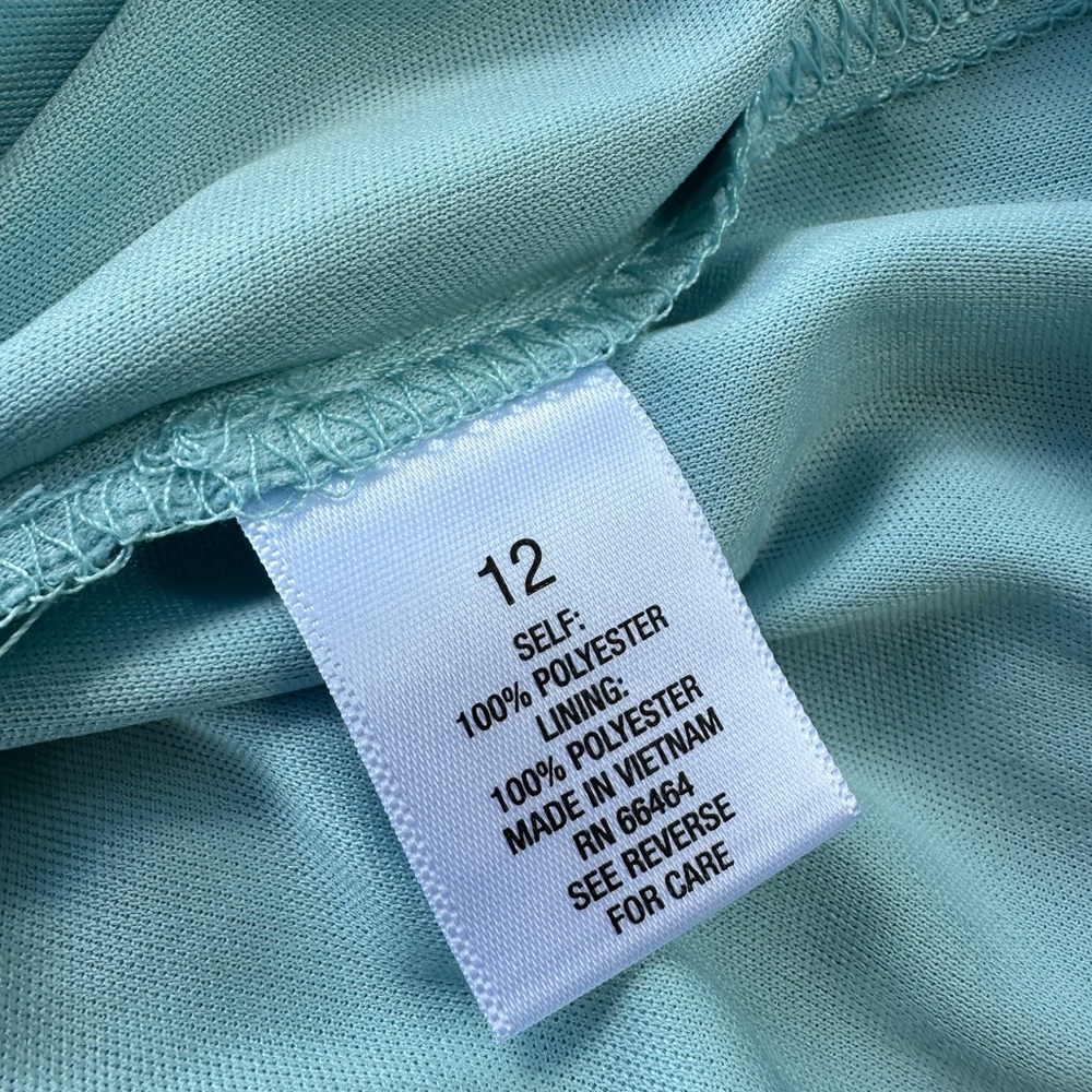 Floral Ruffle Midi Dress - Light Blue - Picture 11 of 11